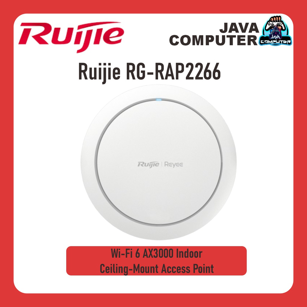 Ruijie RG-RAP2266 Wi-Fi 6 AX3000 Indoor Ceiling-Mount Access Point