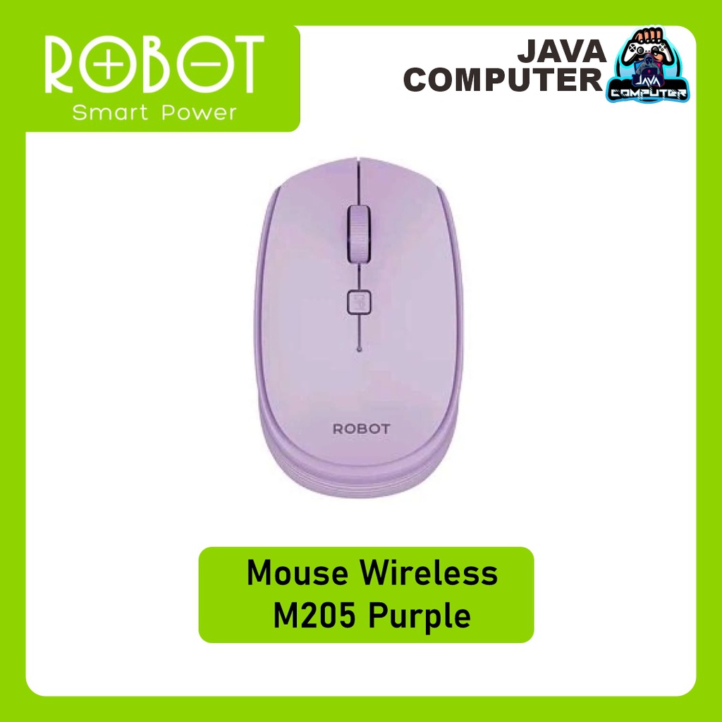 Robot Mouse Wireless M205 Purple