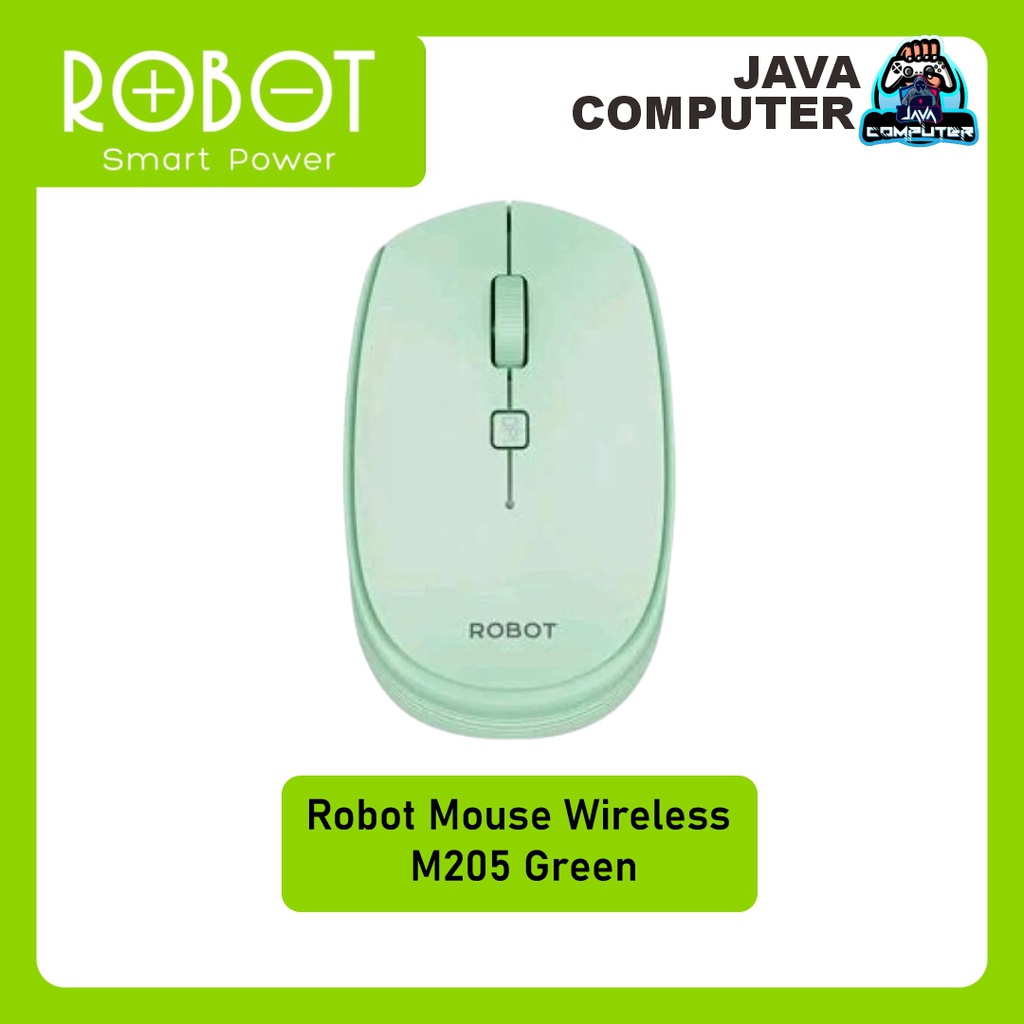 Robot Mouse Wireless M205 Green