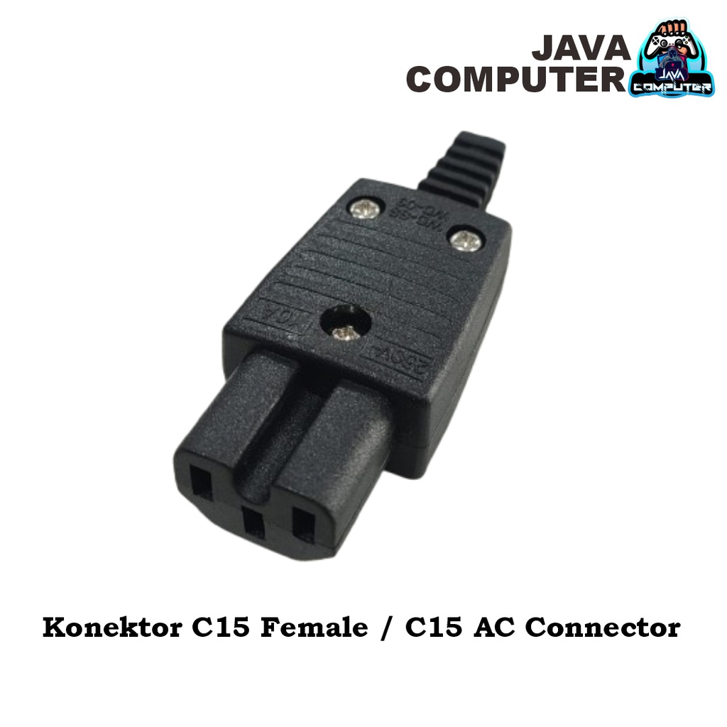 Konektor C15 Female / C15 AC Connector