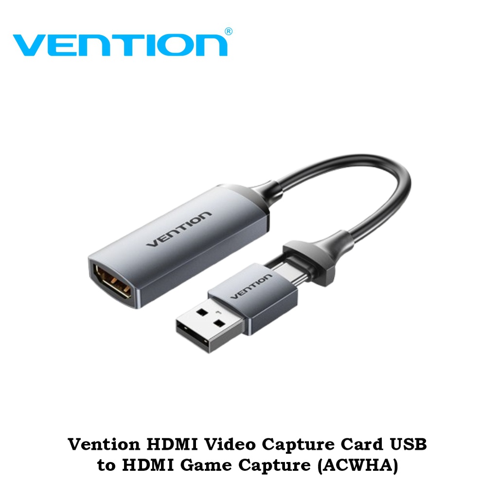 Vention HDMI Video Capture Card USB to HDMI Game Capture (ACWHA)