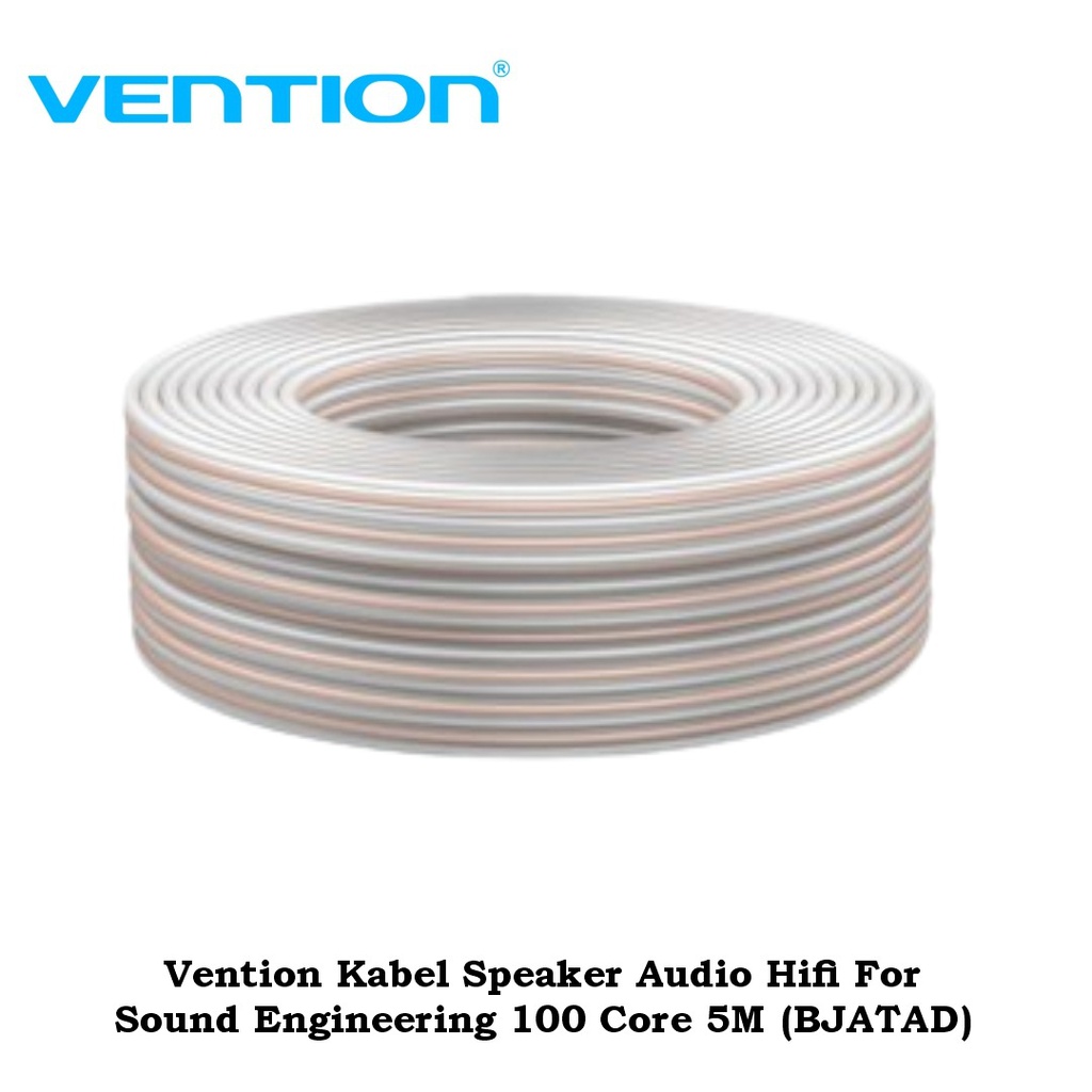 Vention Kabel Speaker Audio Hifi For Sound Engineering 100 Core 5M (BJATAD)