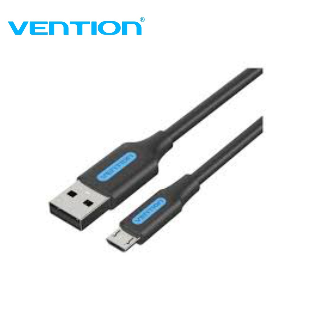 Vention Kabel Data Micro USB Charging for Android 2.0 0.5M Black (COLBD)