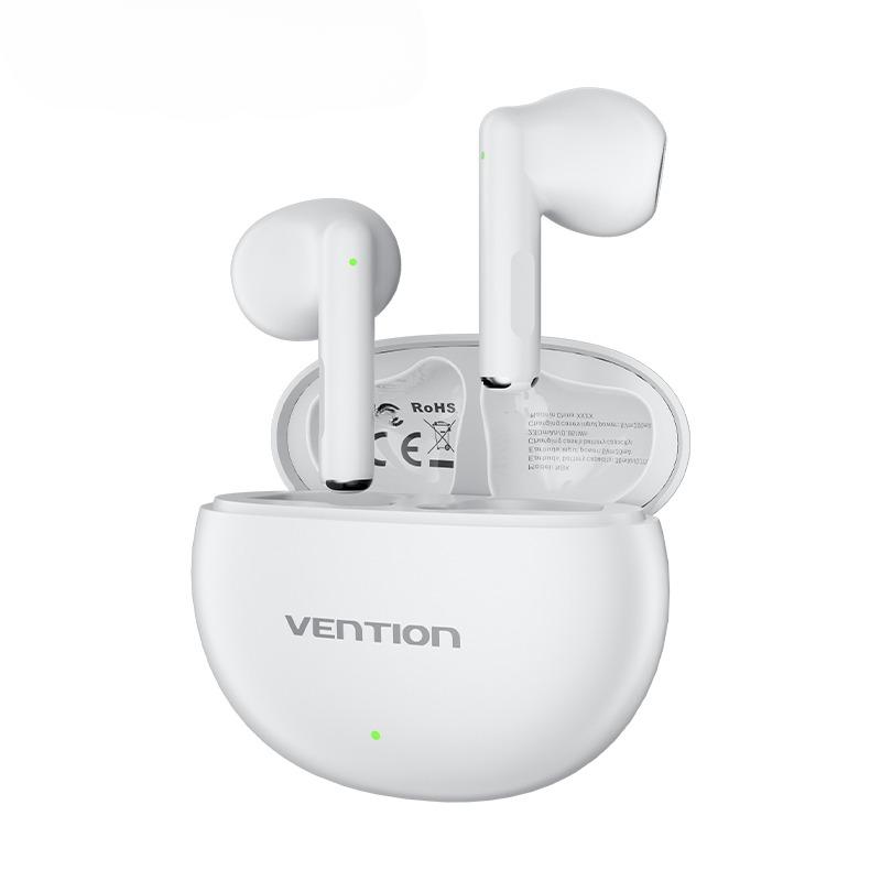 Vention Wireless Bluetooth 5.3 Audio Earbuds TWS Elf E06 White (NBKW0)