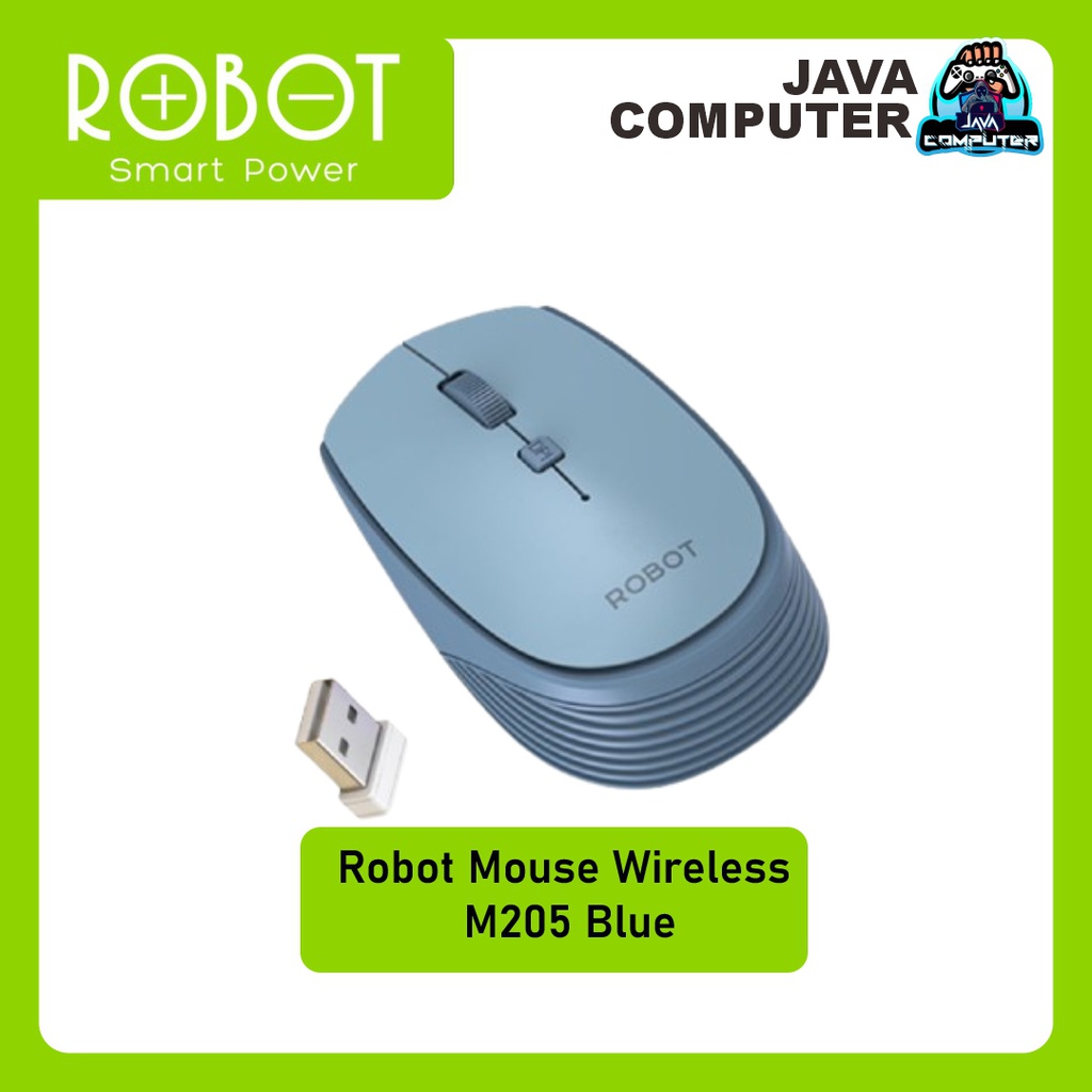 Robot Mouse Wireless M205 Blue