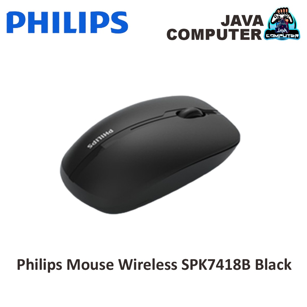 Philips Mouse Wireless SPK7418B Black