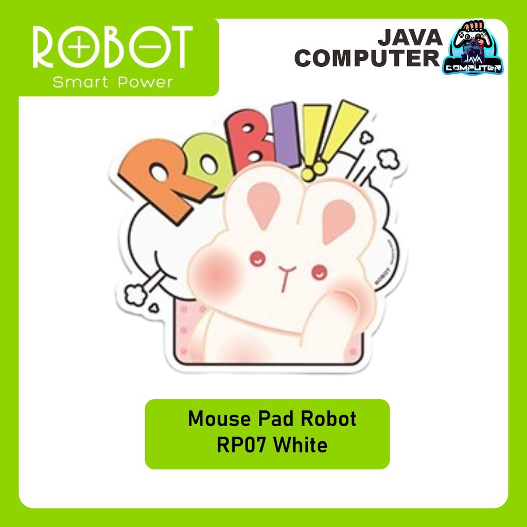 Mouse Pad Robot RP07 White