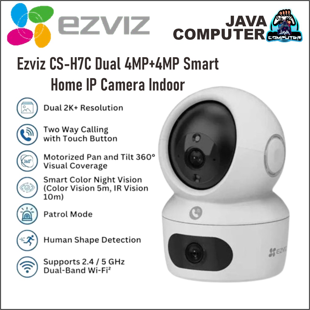 Ezviz CS-H7C Dual 4MP+4MP Smart Home IP Camera Indoor
