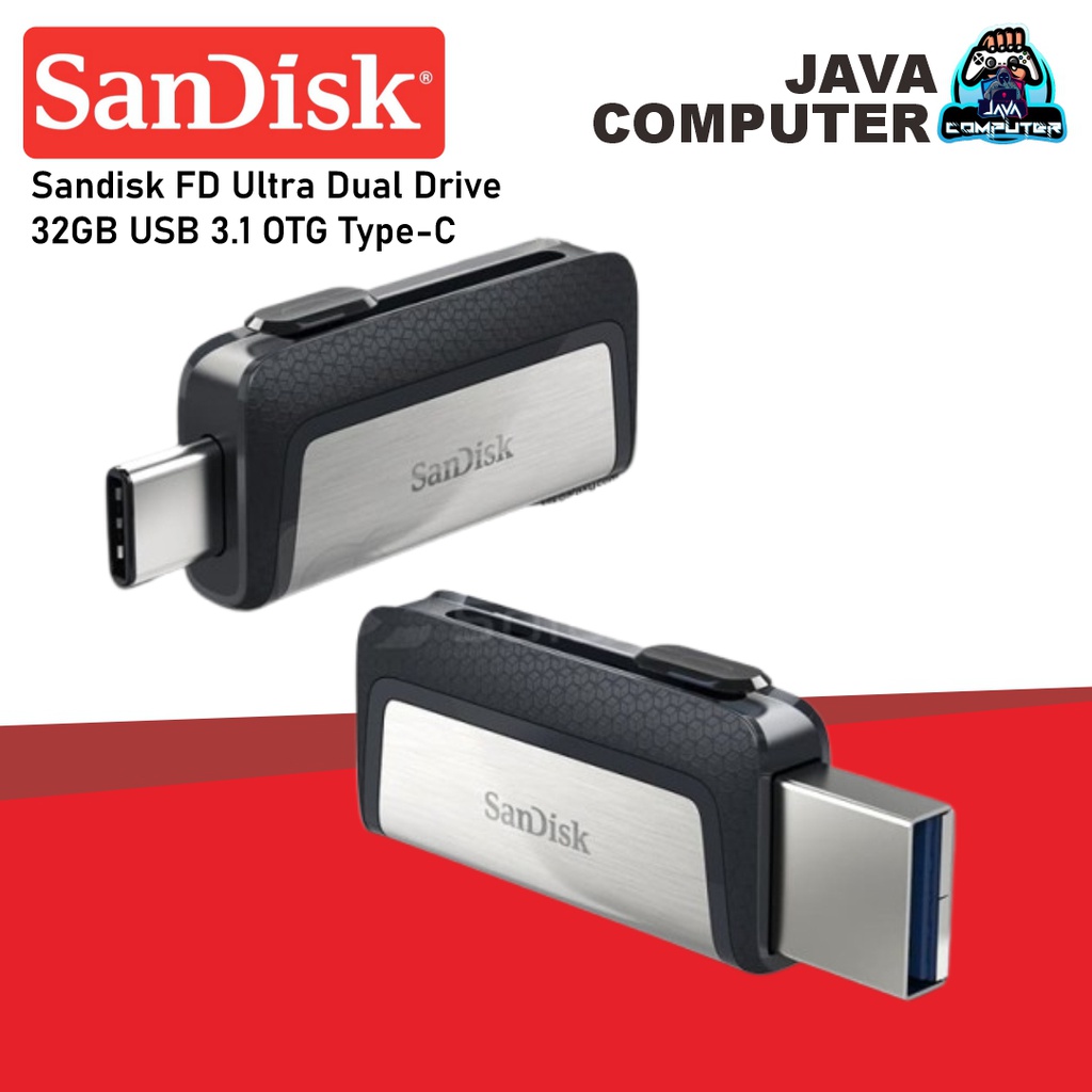 Sandisk FD Ultra Dual Drive 32GB USB 3.1 OTG Type-C