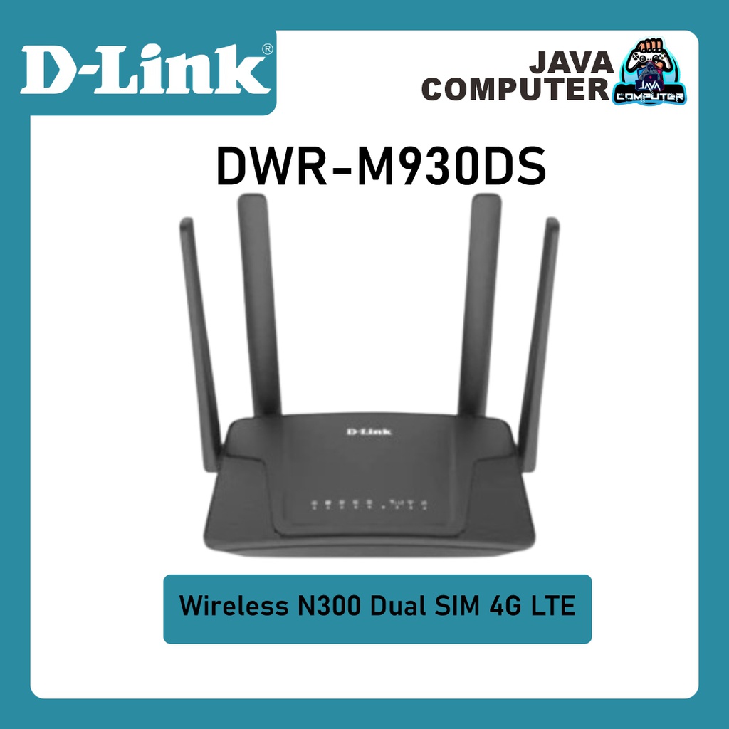 D-Link DWR-M930DS Wireless N300 Dual SIM 4G LTE