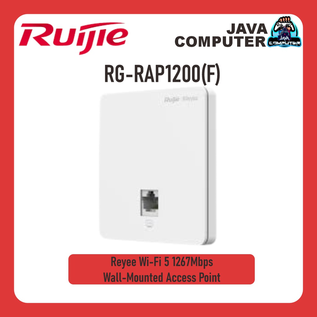 Ruijie RG-RAP1200 (F) Reyee Wi-Fi 5 1267Mbps Wall-Mounted Access Point