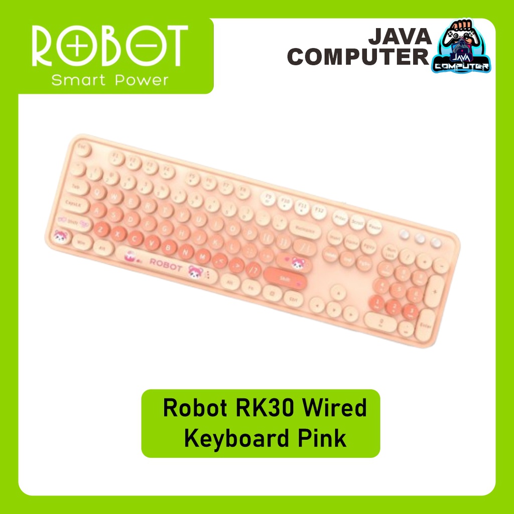 Robot RK30 Wired Keyboard Pink