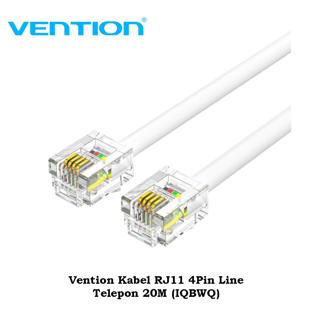 Vention Kabel RJ11 4Pin Line Telepon 20M (IQBWQ)