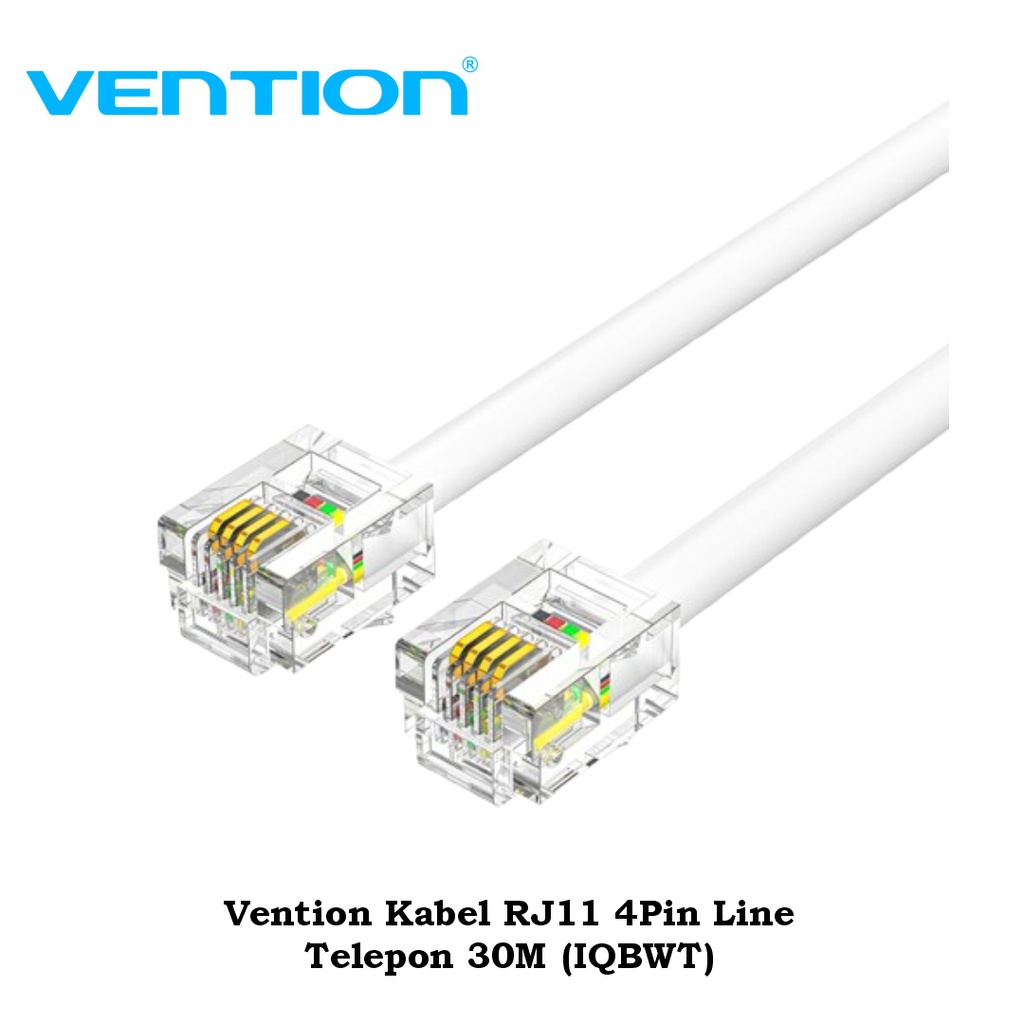 Vention Kabel RJ11 4Pin Line Telepon 30M (IQBWT)