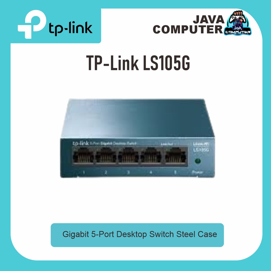 TP-Link LS105G Gigabit 5-Port Desktop Switch Steel Case