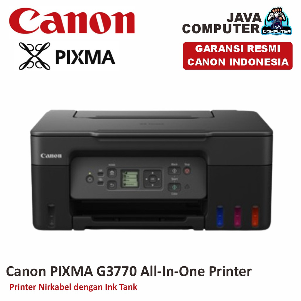 Canon PIXMA G3770 All-In-One Printer / Printer Nirkabel dengan Ink Tank