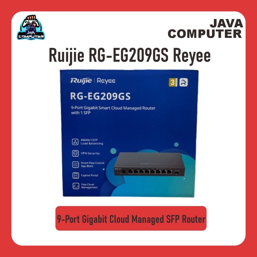 Ruijie RG-EG209GS Reyee 9-Port Gigabit Cloud Managed SFP Router