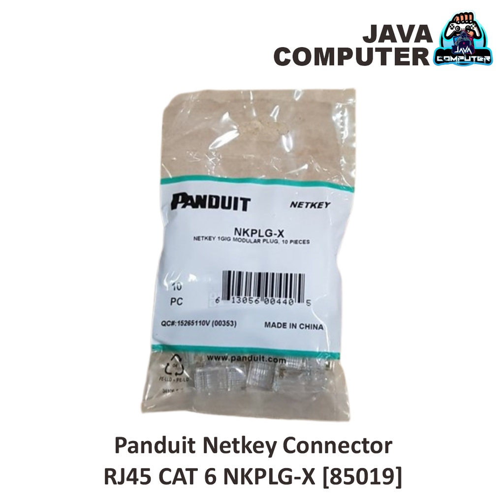 Panduit Netkey Connector RJ45 CAT 6 NKPLG-X [85019]