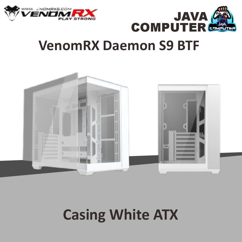 VenomRX Daemon S9 BTF Casing White ATX