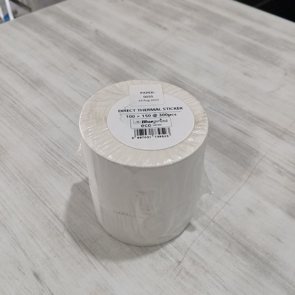 Blueprint Direct Thermal Sticker 100x150 300pcs