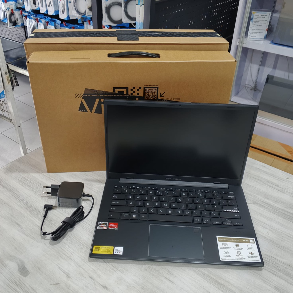 Asus Vivobook Go 14 E1404FA-VIPS5151M AMD Ryzen 5-7520U/16GB/512GB SSD/14.0″ FHD/Win 11+OHS+M365B/Mixed Black (BAG)