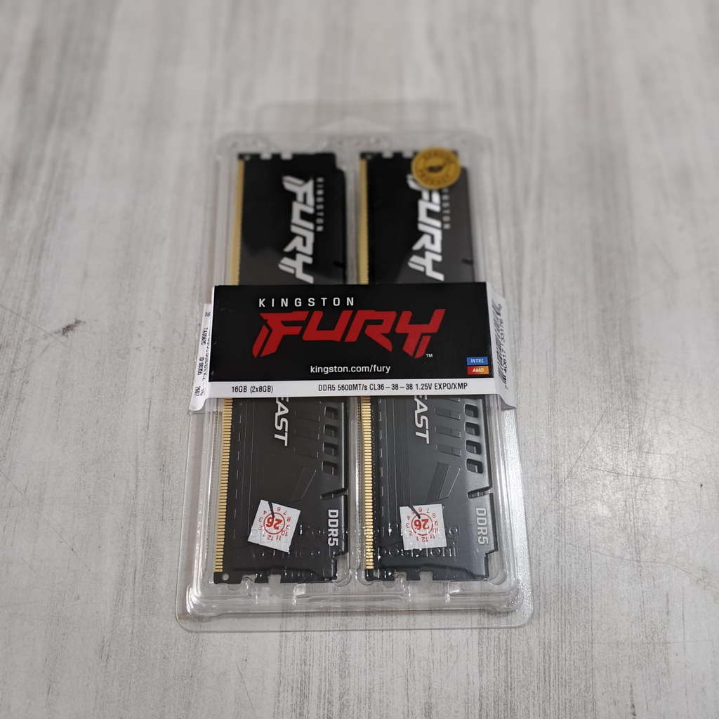 Kingston Fury Beast DDR5 16GB (8X2) 5600