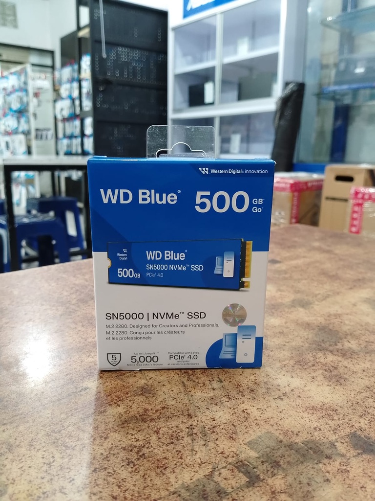 WD Blue SN5000 SSD NVME M.2 500GB
