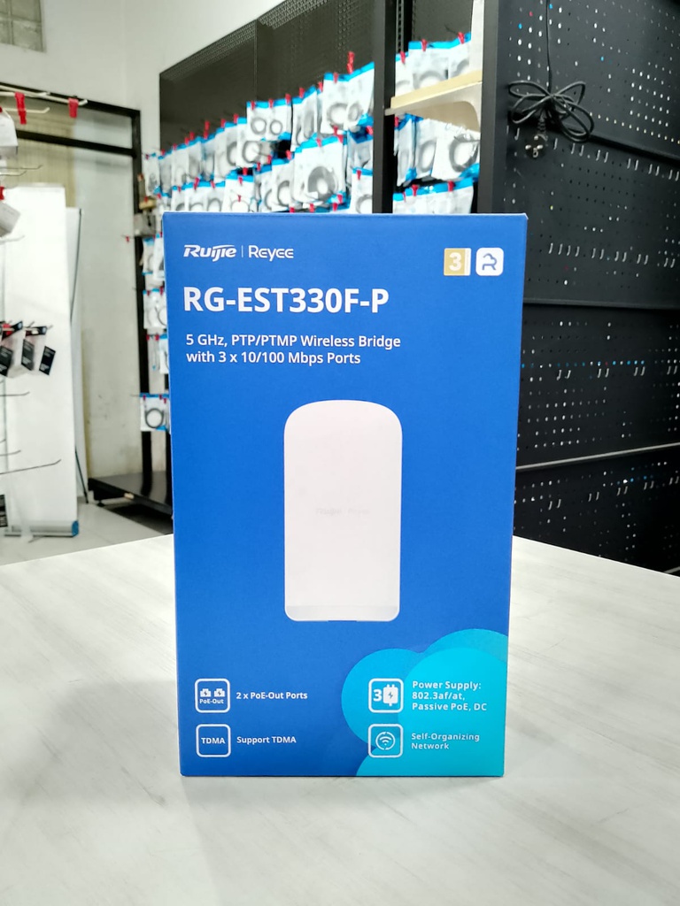 Ruijie RG-EST330F-P 5GHz Dualband 3 KM Wireless Bridge