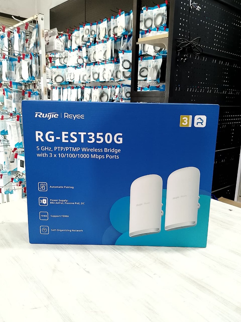 Ruijie RG-EST350G 5GHz Dual-stream 5Km Wireless Bridge