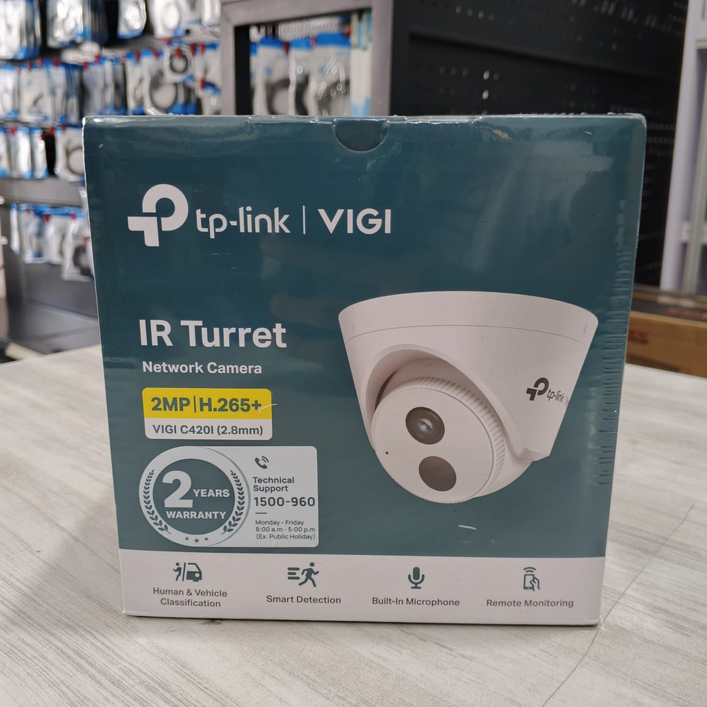 TP-Link CCTV VIGI C420I 2MP IR Turret (H.265+)