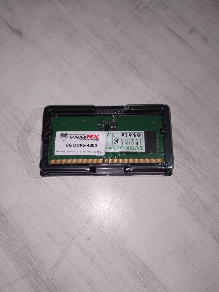 VenomRX SODIM DDR5 8GB 4800