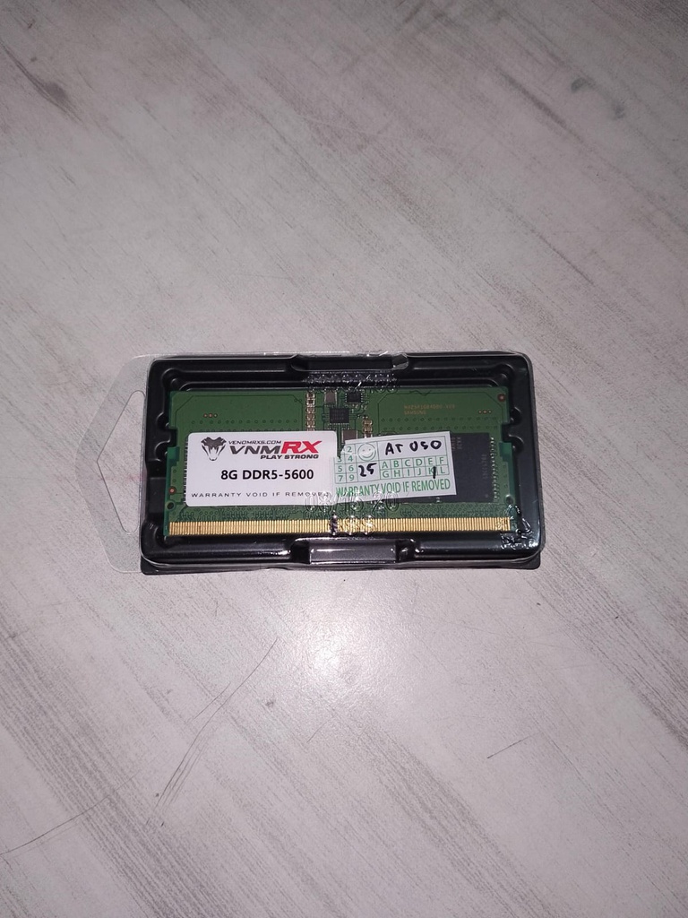 VenomRX SODIM DDR5 8GB 5600