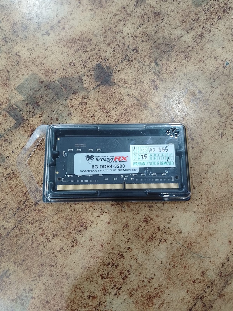 VenomRX SODIM DDR4 8GB 3200