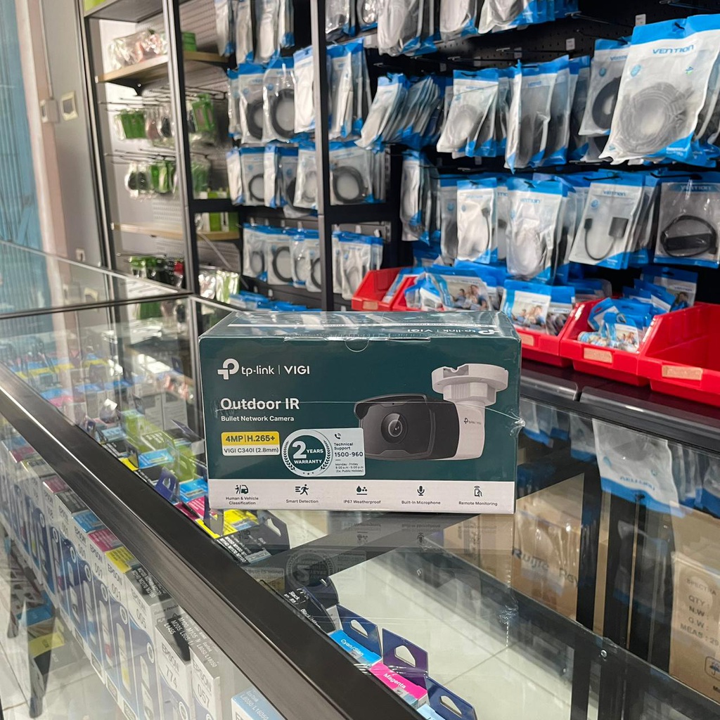 TP-Link CCTV VIGI C340I 4MP Outdoor (H.265+)