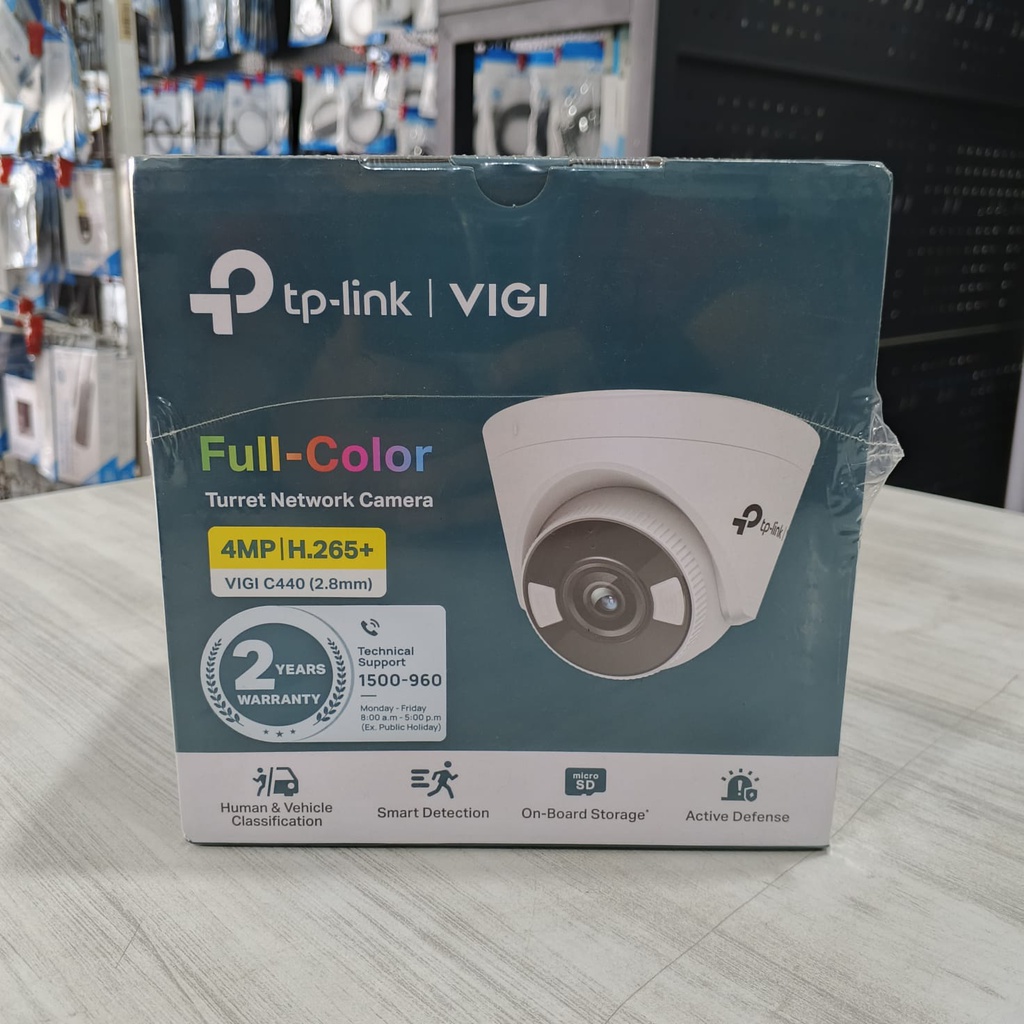 TP-Link CCTV VIGI C440 4MP Full-Color (H.265+)