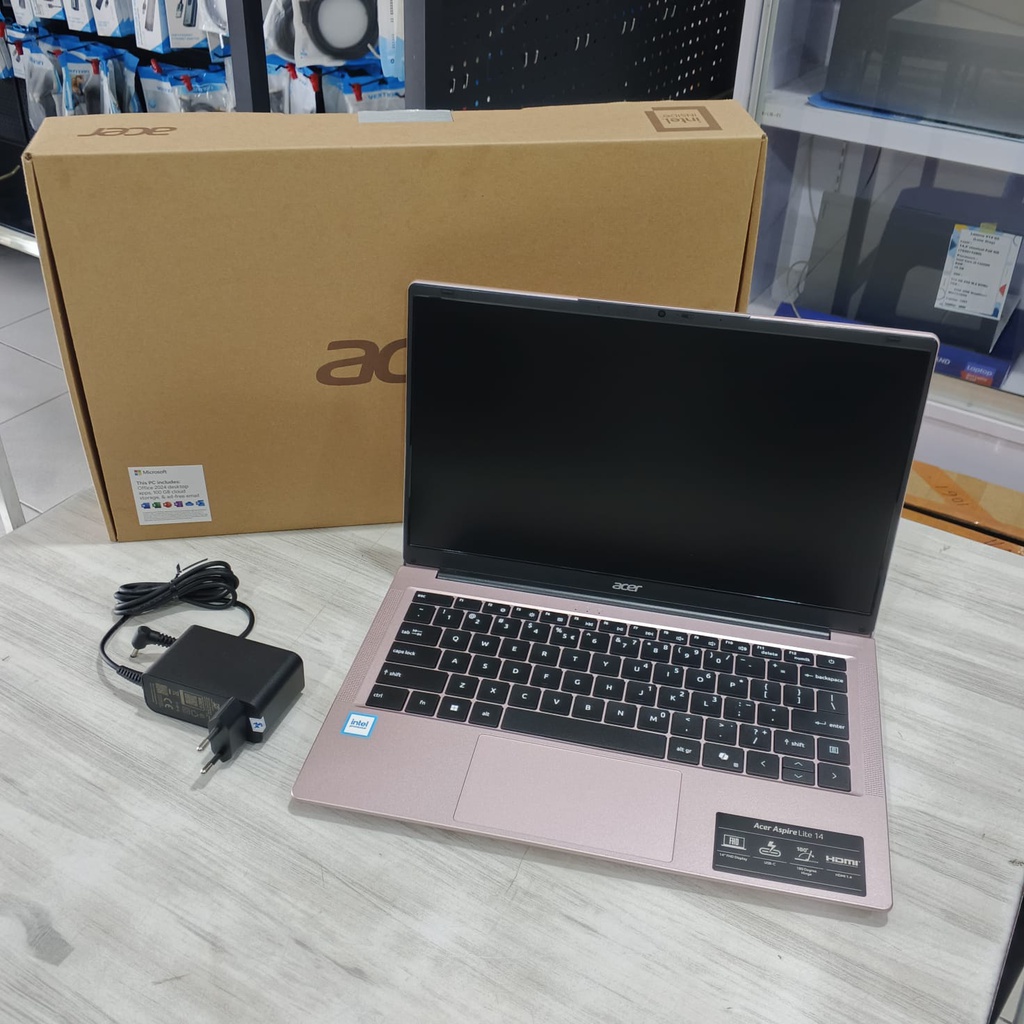 Acer Aspire Lite AL14-37P-C39A/Intel N150/8GB/256GB SSD/14.0" FHD/Win11+OHS+M365B/Nude Pink (BAG)