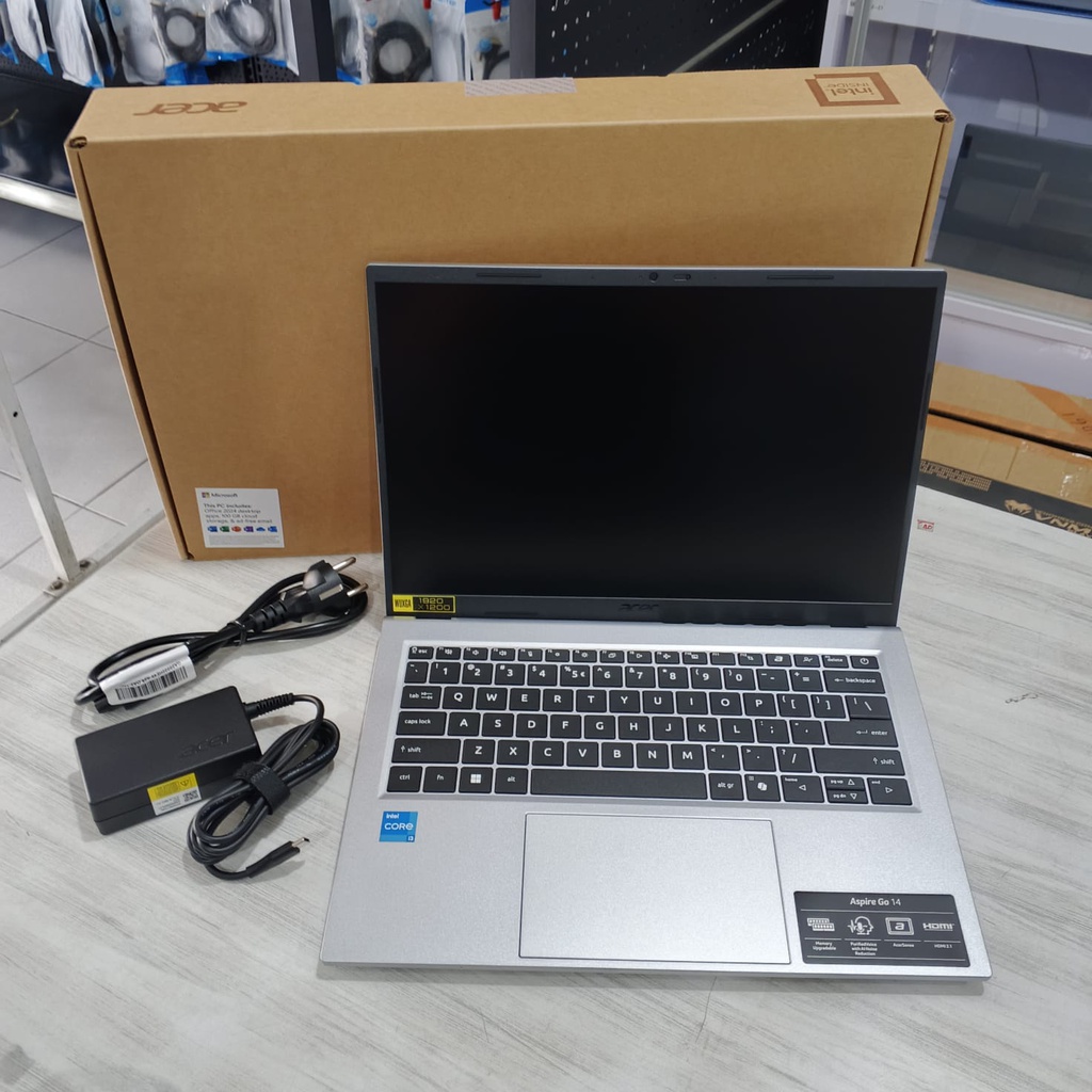 Acer Aspire Go 14 AG14-72P-38GD Intel Core i3-1315U/8GB/512GB SSD/Win 11 Home+OHS+M365B/14.0″ WUXGA/Pure Silver (BAG)