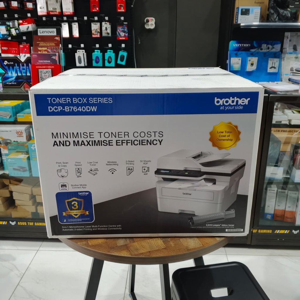 Brother DCP-B7640DW Laser Printer, Scan, Copy
