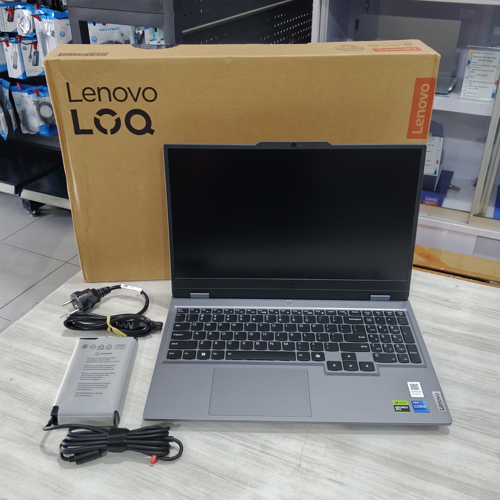 Lenovo LOQ 15IRX9 83DV01ARID Intel Core i7-13650HX/16GB/512GB SSD/RTX4050 6GB/15.6 FHD 144Hz/Win 11 Home+OHS+M365B/Luna Grey (BAG+MOUSE)