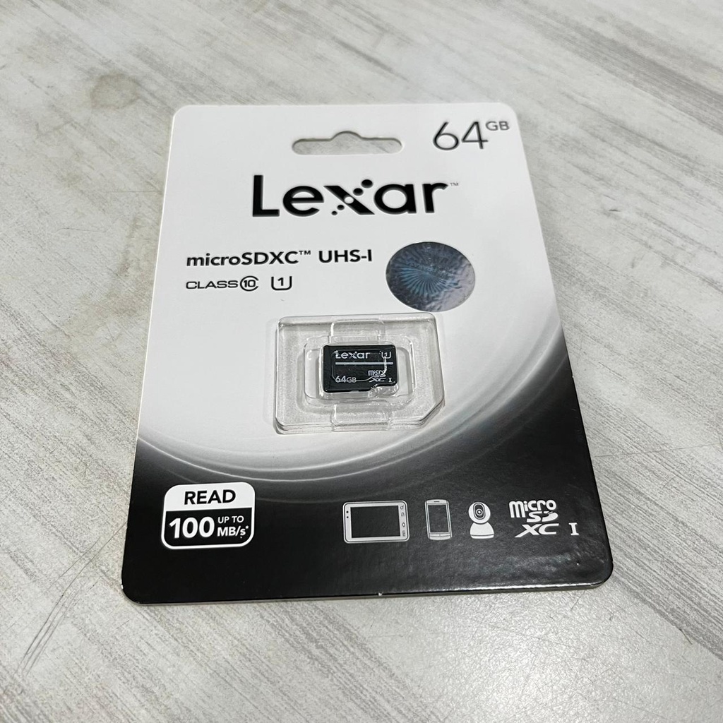Lexar MicroSDXC 64GB 100Mbps Class 10