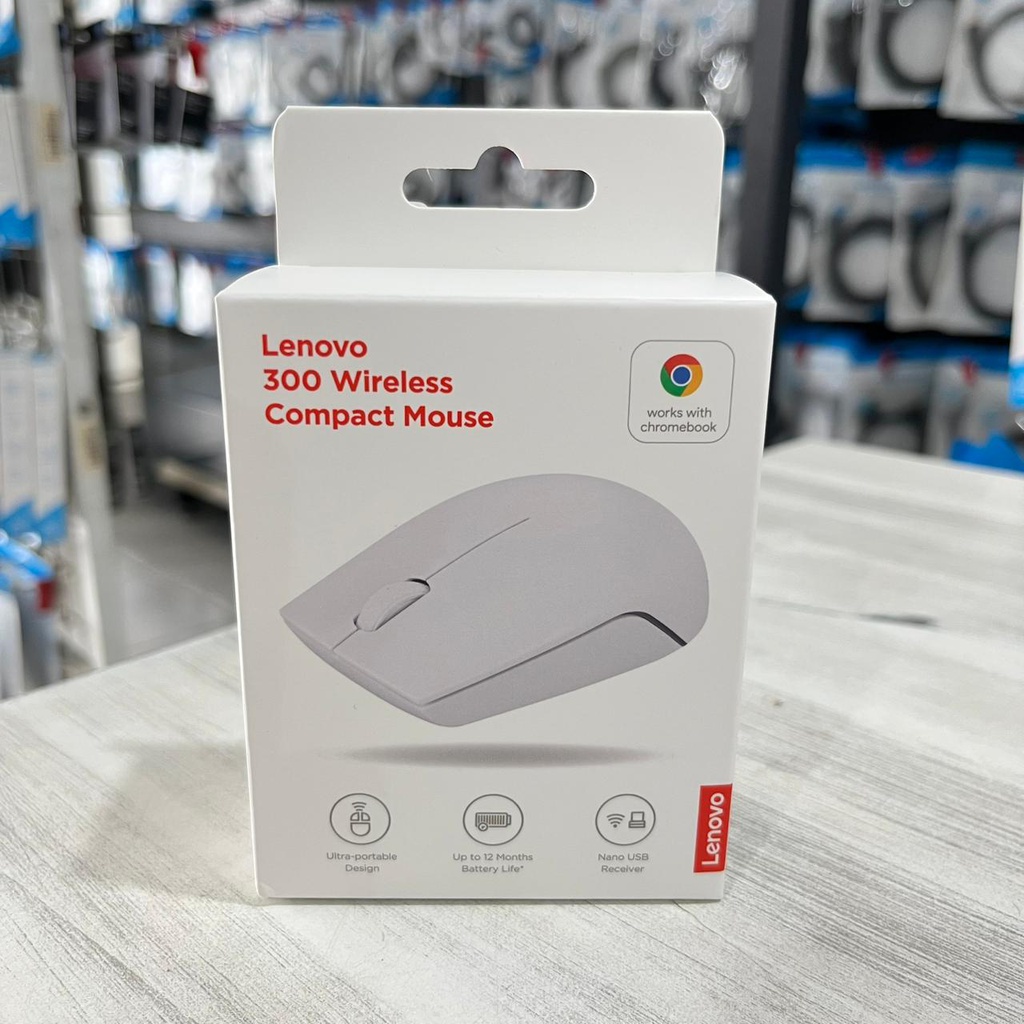 Lenovo Mouse 300 Wireless Compact Cloud Grey