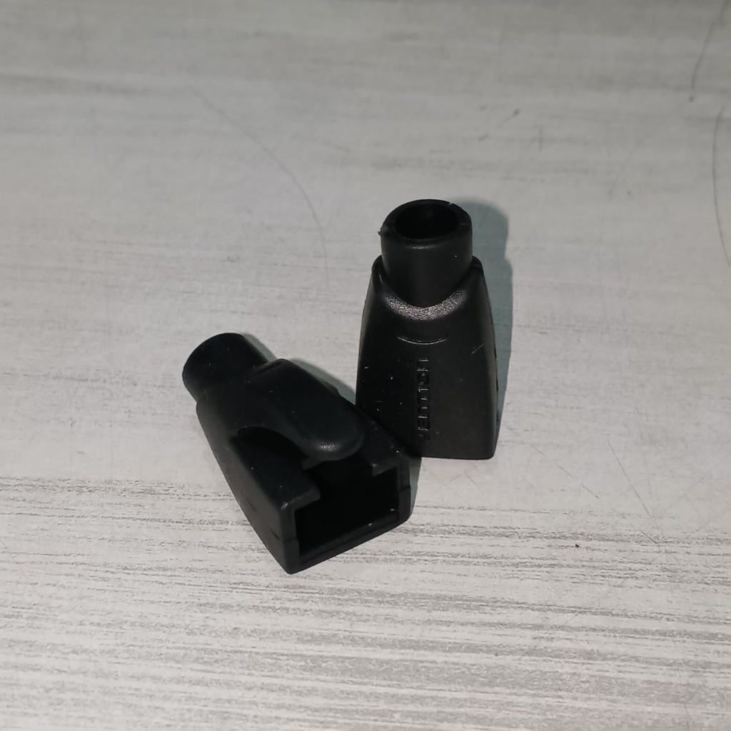 Vention Karet Plug Strain Relief Boot RJ45 Black (IODB0)