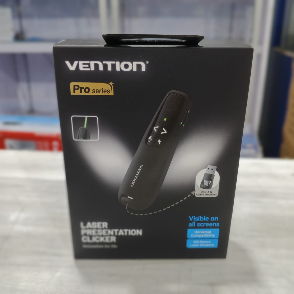 Vention Wireless Presenter Pointer Green Light (KQPB0-GL)