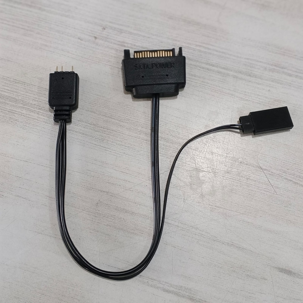 Cable Power Sata 15 PIN to 4 PIN Molex/Floppy