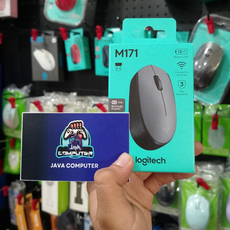 Logitech Mouse M171 Wireless Grey