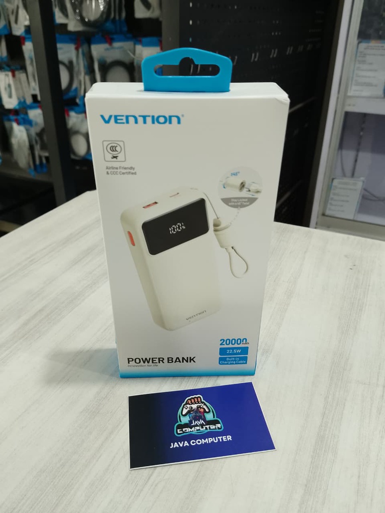 Vention Power Bank 20000mAH 22.5W White (XGYW0-40-TY)
