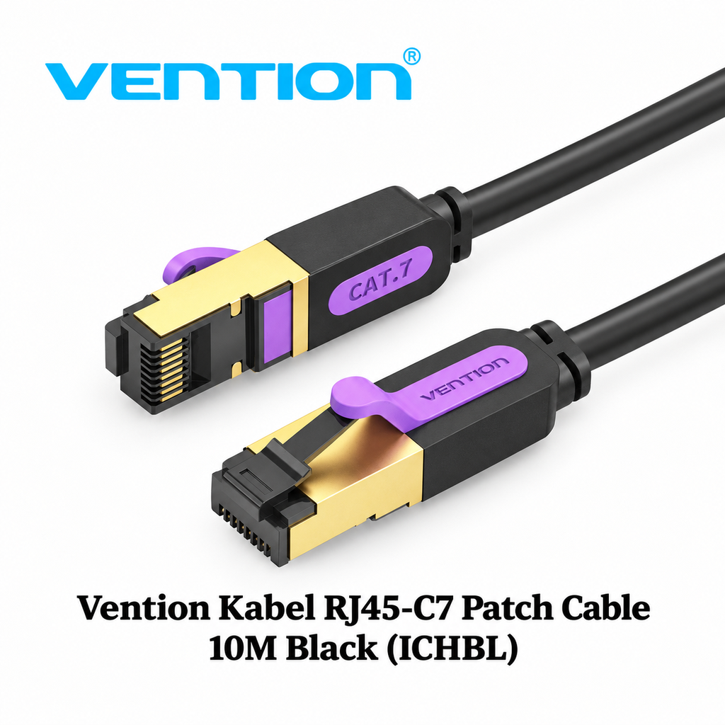 Vention Kabel RJ45-C7 Patch Cable 10M Black (ICHBL)