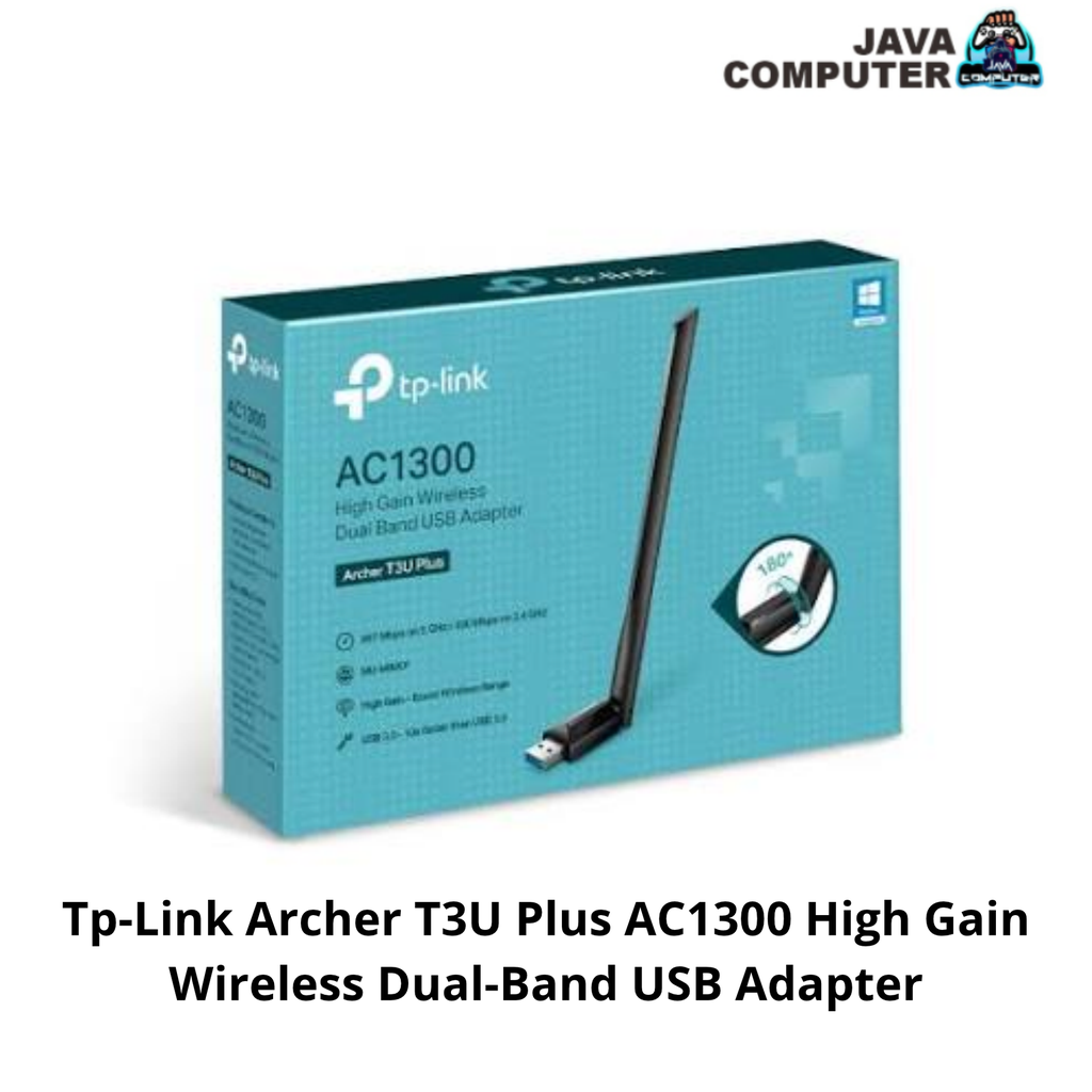Tp-Link Archer T3U Plus AC1300 High Gain Wireless Dual-Band USB Adapter