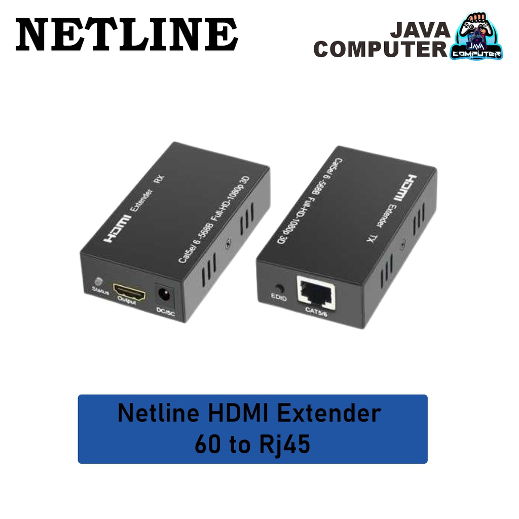 NETLINE HDMI Extender 60m to RJ45 