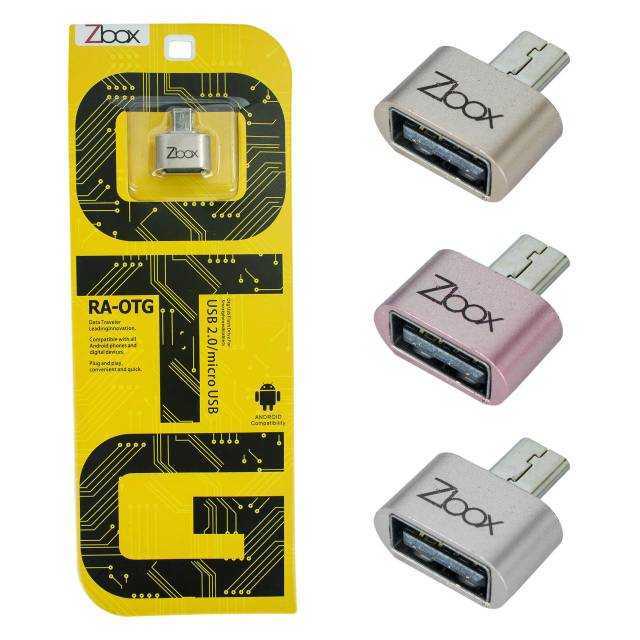 Zbox Connector OTG Micro USB 2.0 Dongle (Kuning)